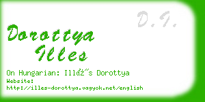 dorottya illes business card